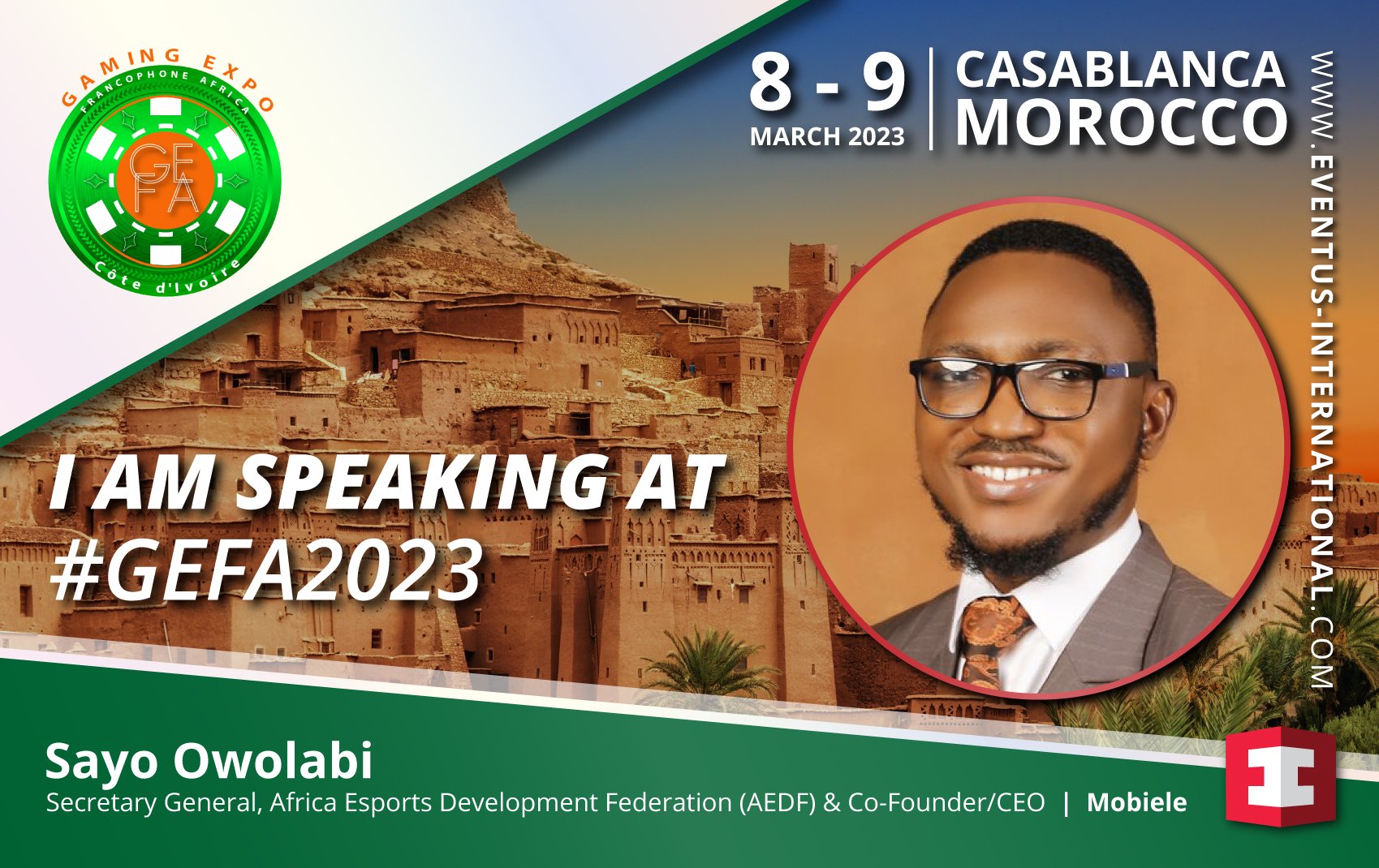 Sayo Owolabi Joins Speakers At GEFA 2023 Esports Africa News