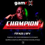 Kenya Qualifiers for Gamr X kicks off April 1