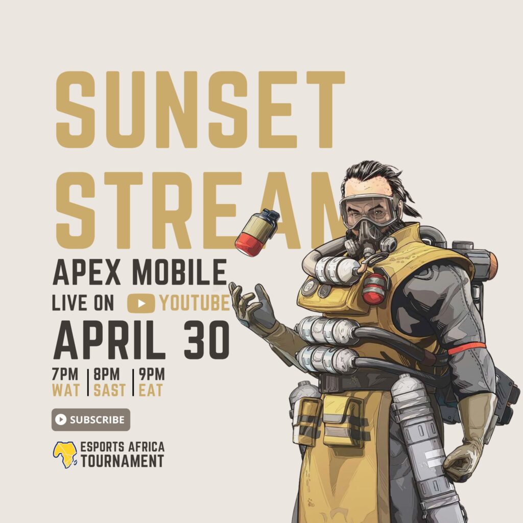 Esports Africa Tournament to Host Live Stream of Apex Legends Mobile Before Game Sunset