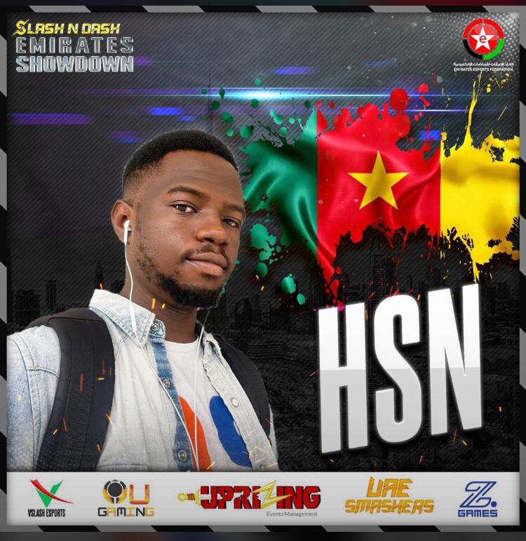 Joueur d’eSport HSN, champion du Cameroun en KOFXV et SF6, se dirige vers le Slash N Dash Emirates Showdown