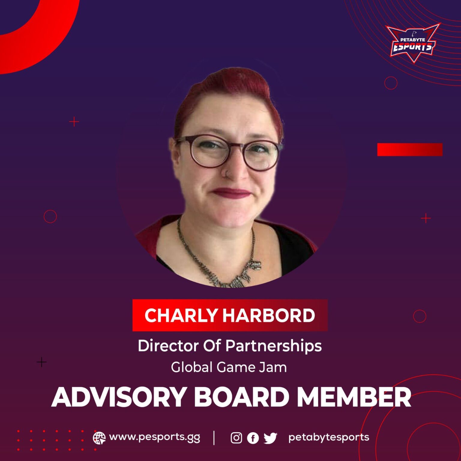 Petabyte Esports Charly Harbord to Advisory Board Esports